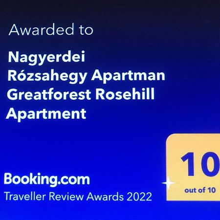 Greatforest Rosehill 1 Apartman Debrecen Ngoại thất bức ảnh